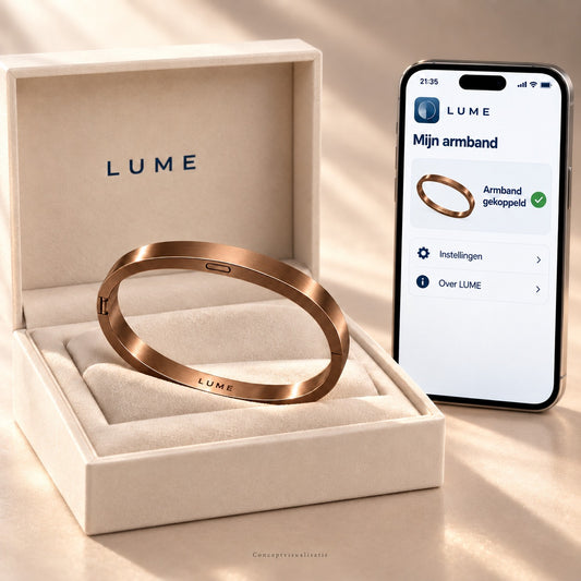 LUME Bronze | Bronskleurige veiligheidsarmband (concept) - Lume 